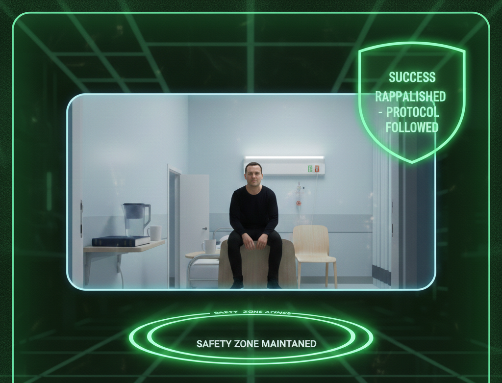 Successful de-escalation protocol outcome screen